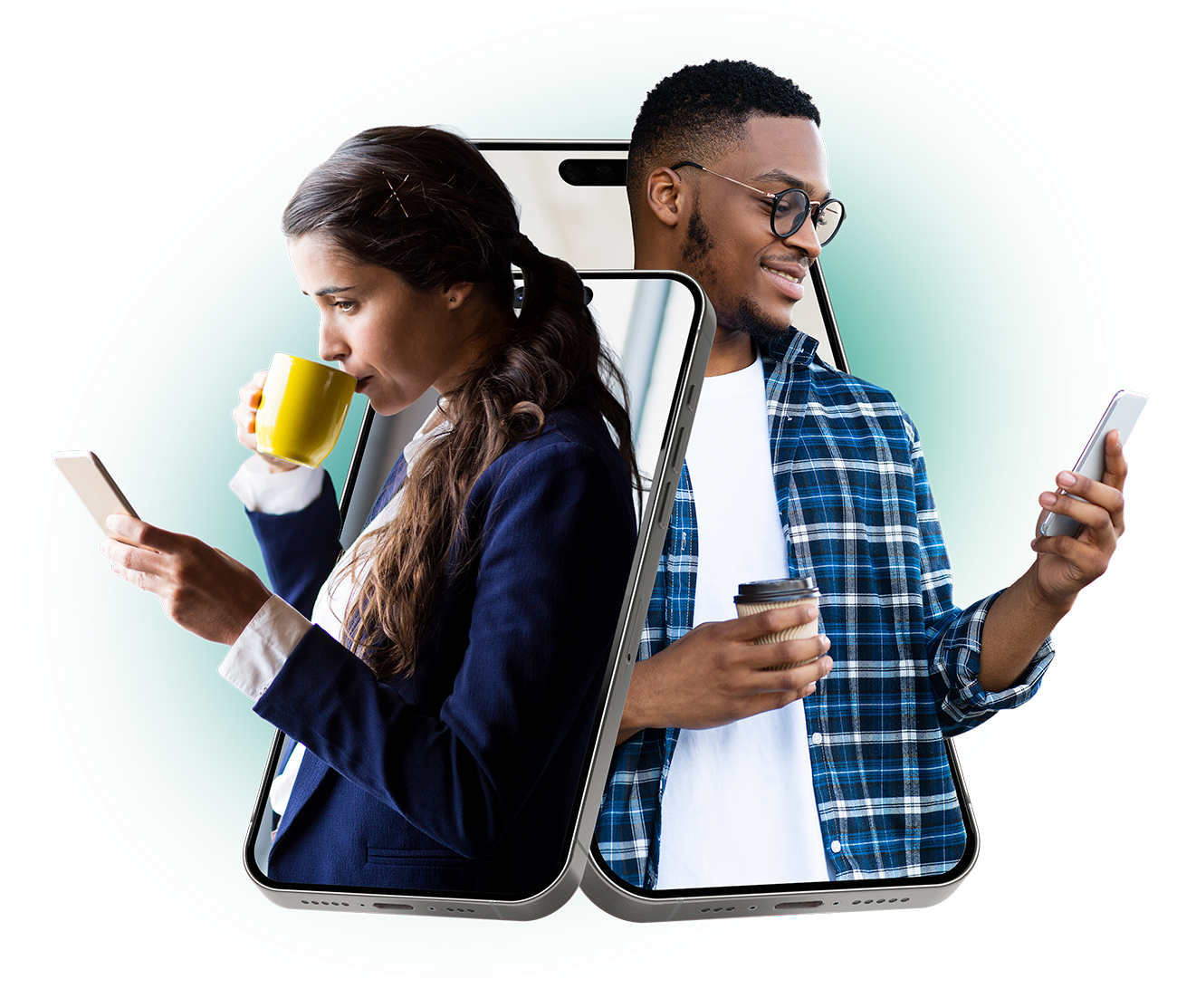 Anchored Device Graphics Phone